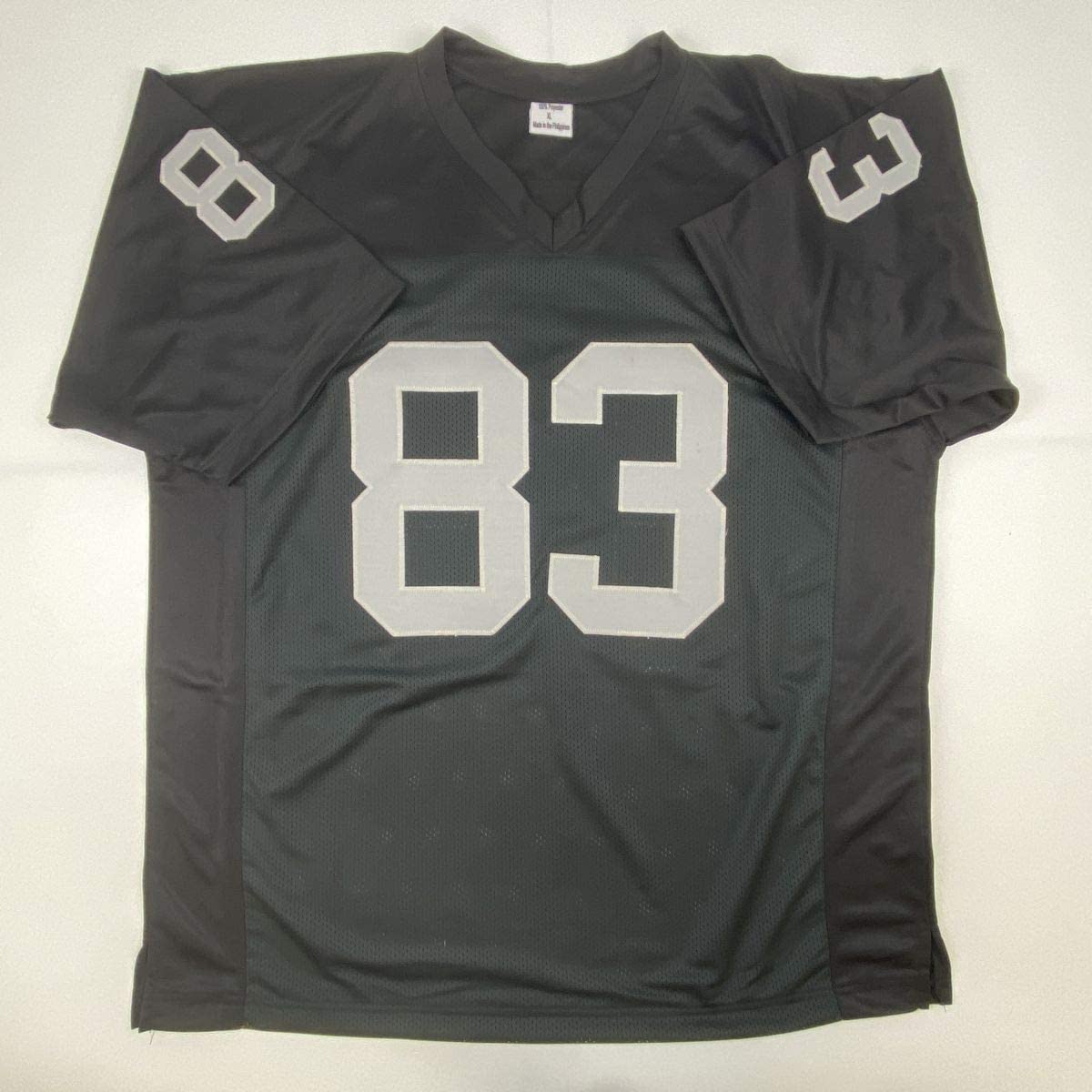 Autographed/Signed Darren Waller Las Vegas Oakland Black Football Jersey Beckett BAS COA