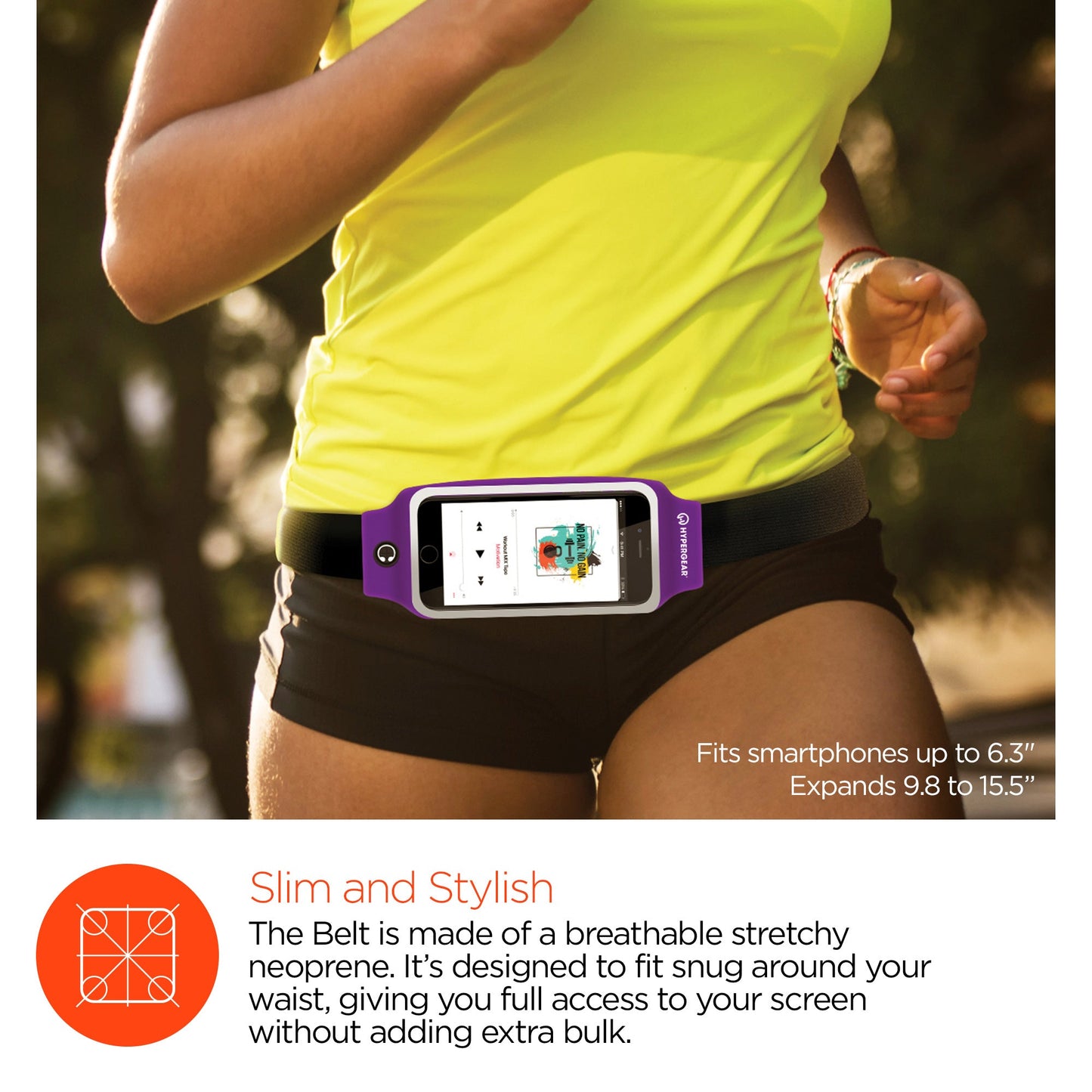 HyperGear ActiveGear Wireless Earphones + Sport Belt