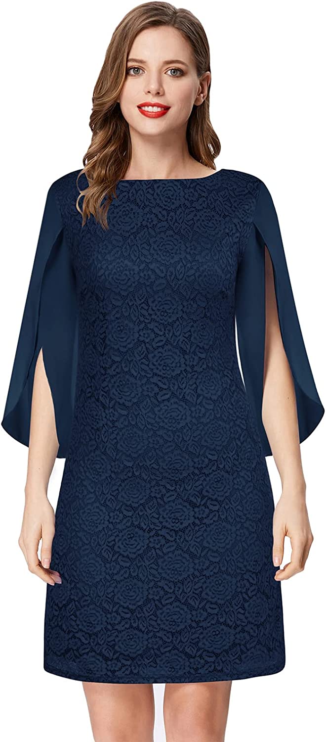 GRACE KARIN Women Loose Chiffon Dress Elegant Evening Dress for Cocktail Party