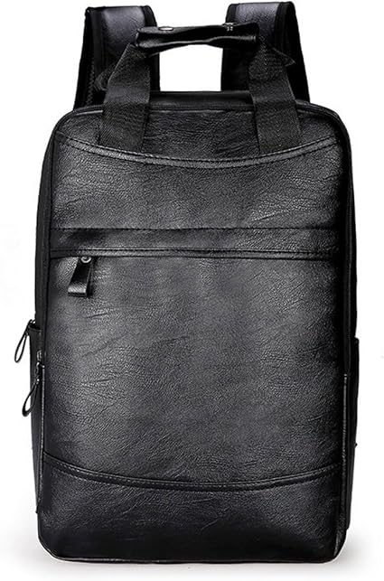 Backpack Luxury Men's Backpack for College, School, and Travel Casual Leather Laptop Bag