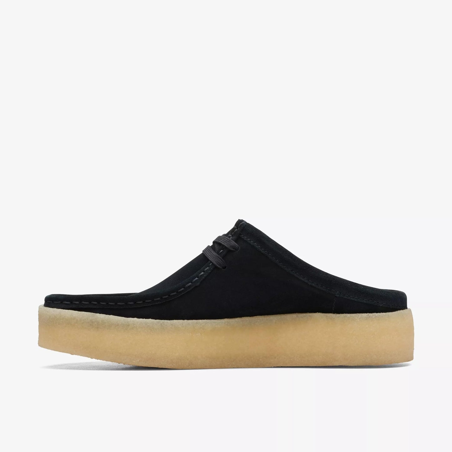 Clarks Men's Wallabee Cup Lo Mules, Black Suede, 10 M US, 26167285