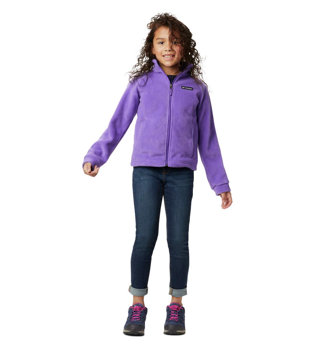 Columbia Girls Benton Springs Fleece Jacket, Lapis Blue, 3T