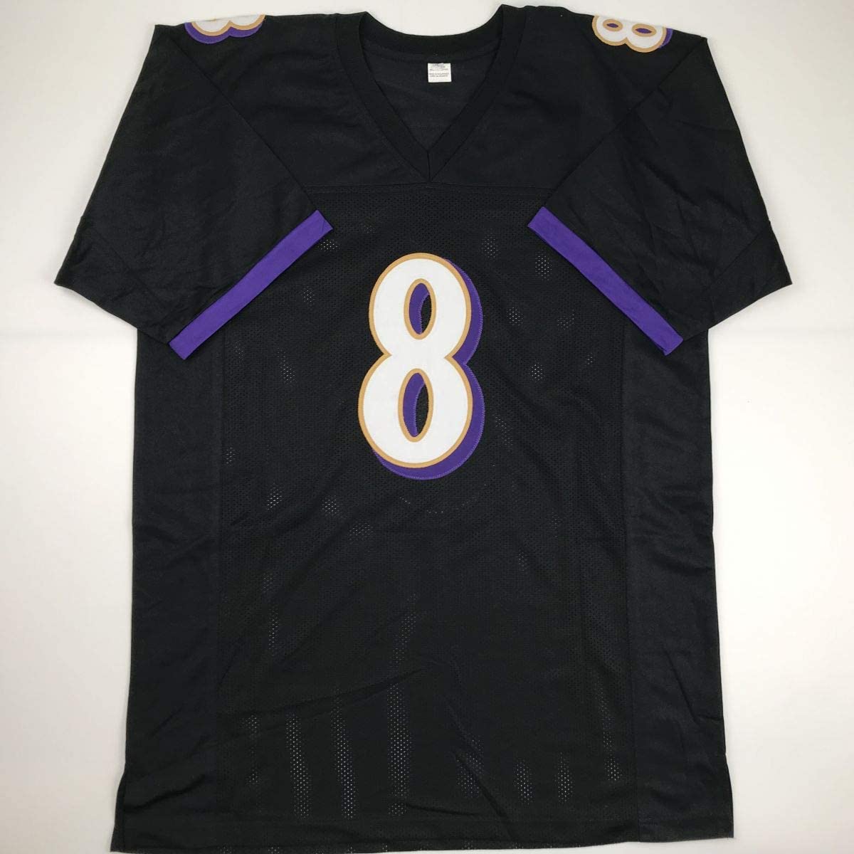 Autographed/Signed Lamar Jackson Baltimore Black Football Jersey JSA COA