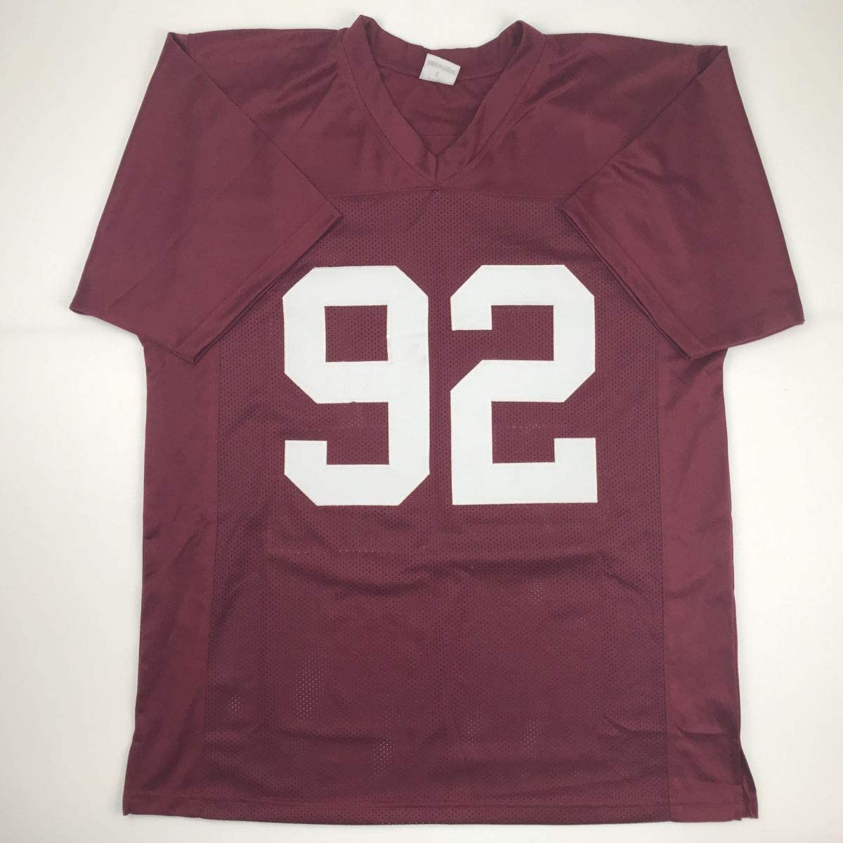 Autographed/Signed Quinnen Williams Alabama Red College Football Jersey JSA COA