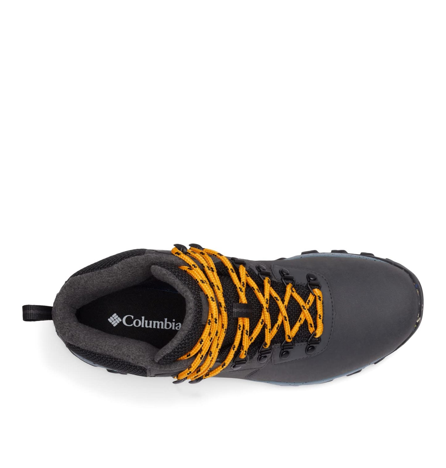Columbia Men's Newton Ridge Waterproof Omni-Heat II, Dark Grey/Raw Honey, 10.5