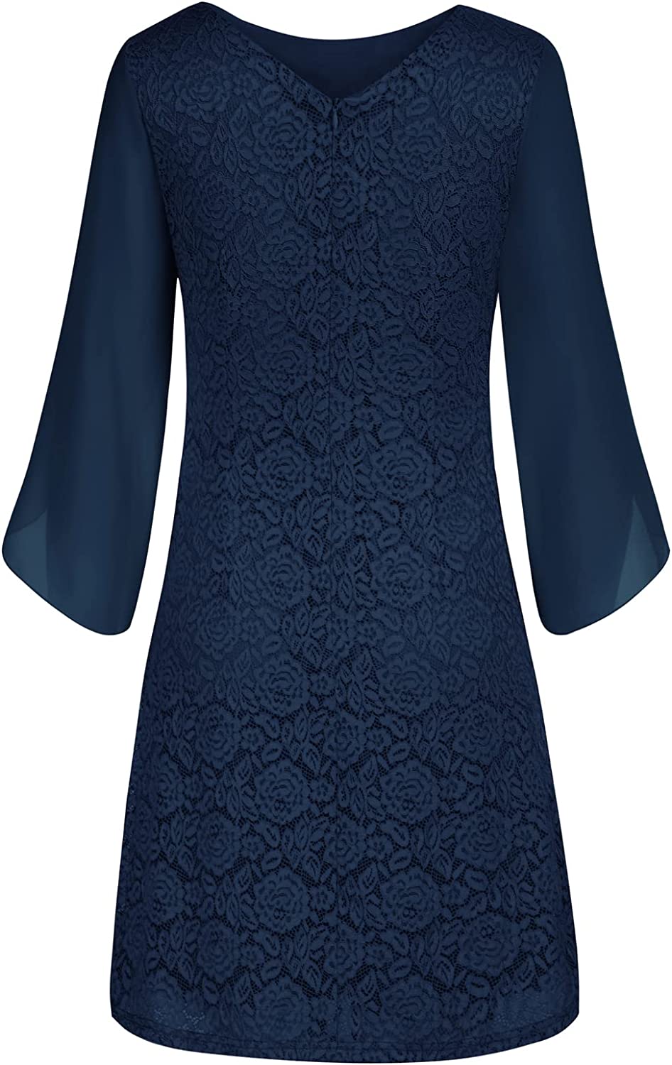 GRACE KARIN Women Loose Chiffon Dress Elegant Evening Dress for Cocktail Party