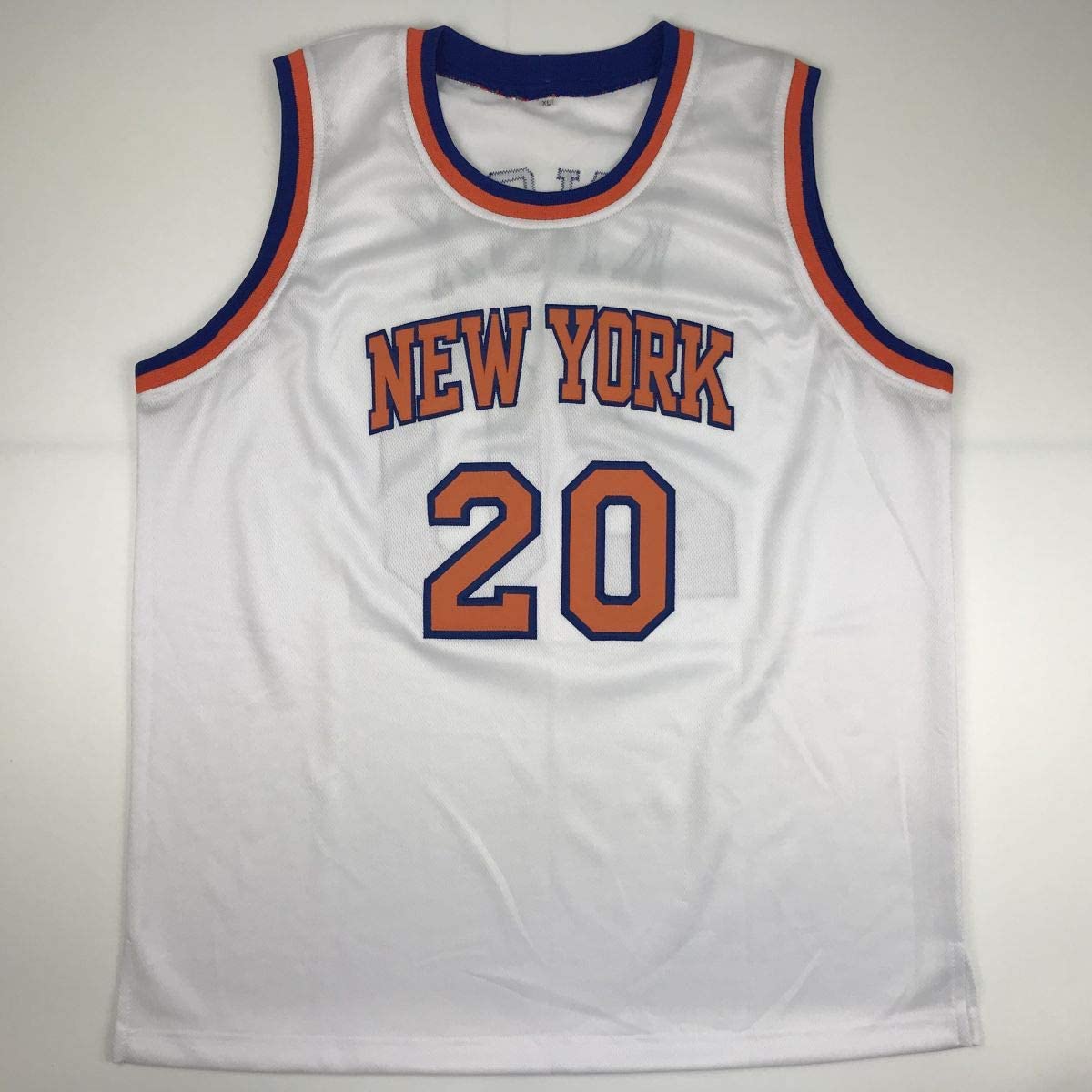 Autographed/Signed Kevin Knox New York White Basketball Jersey JSA COA