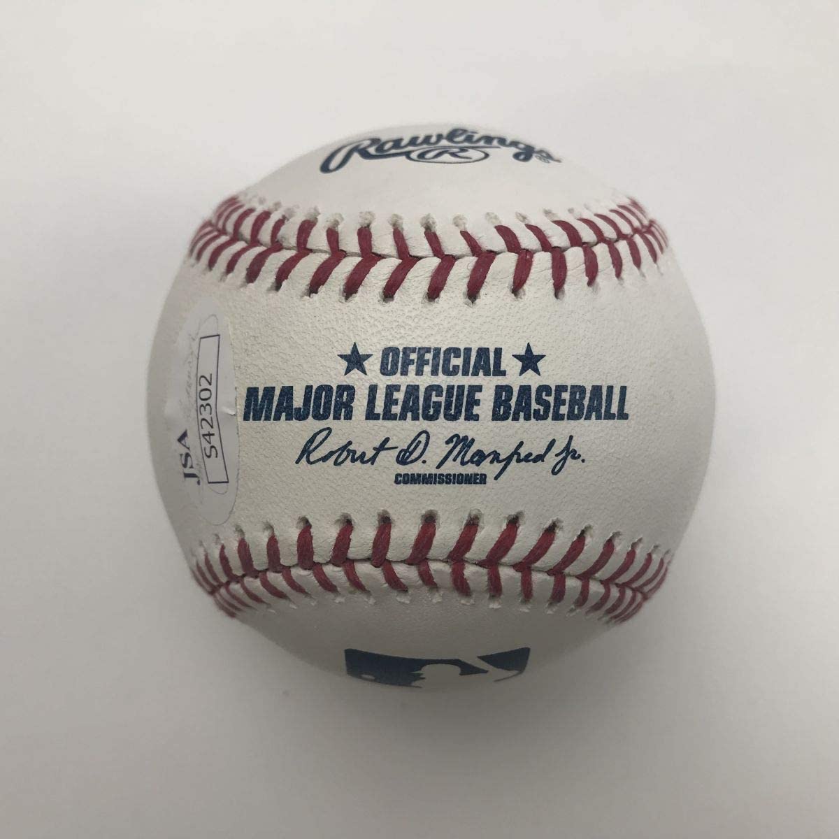 Autographed/Signed Vladimir Vlad Guerrero Jr. Rawlings Official Major League Baseball ROML JSA COA Auto