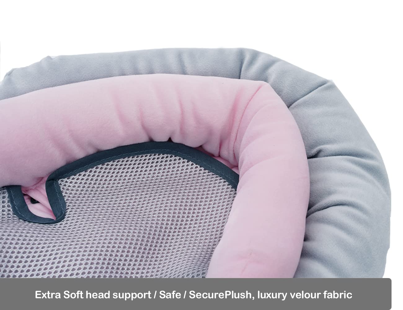 COOLBEBE Upgraded 3-in-1 Babybody Support for Newborn Infant Toddler - Extra Soft Car Seat Insert Cushion Pad, Perfect for Carseats, Strollers, Swings