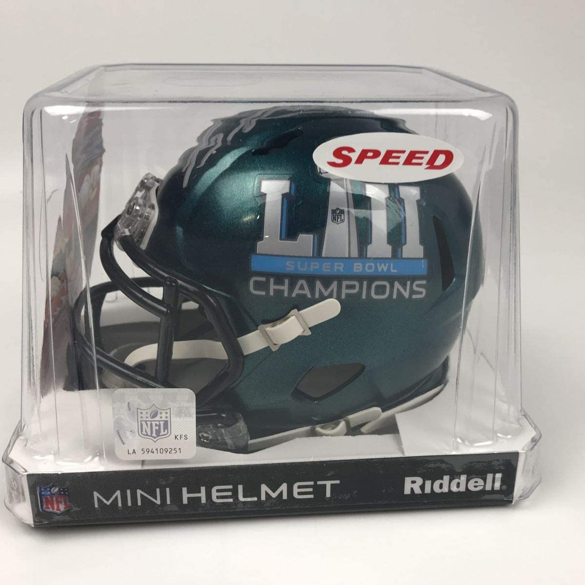 Autographed/Signed Brandon Graham Philadelphia Eagles Super Bowl 52 LII Mini Football Helmet JSA COA