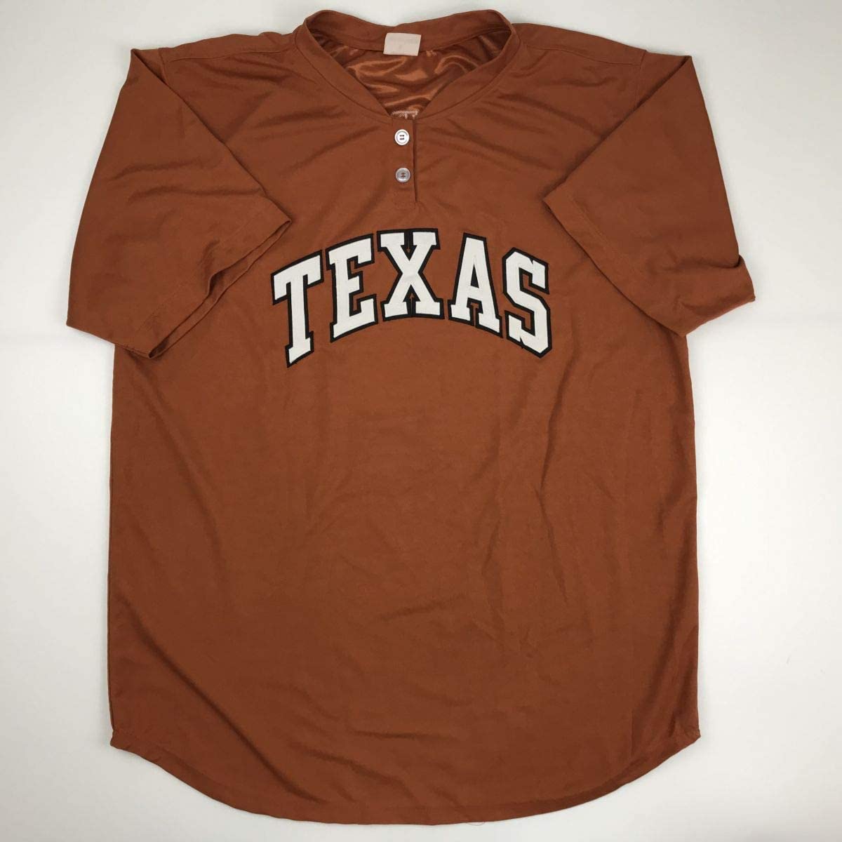 Autographed/Signed Cat Osterman Hook Em Texas Orange College Softball Jersey JSA COA