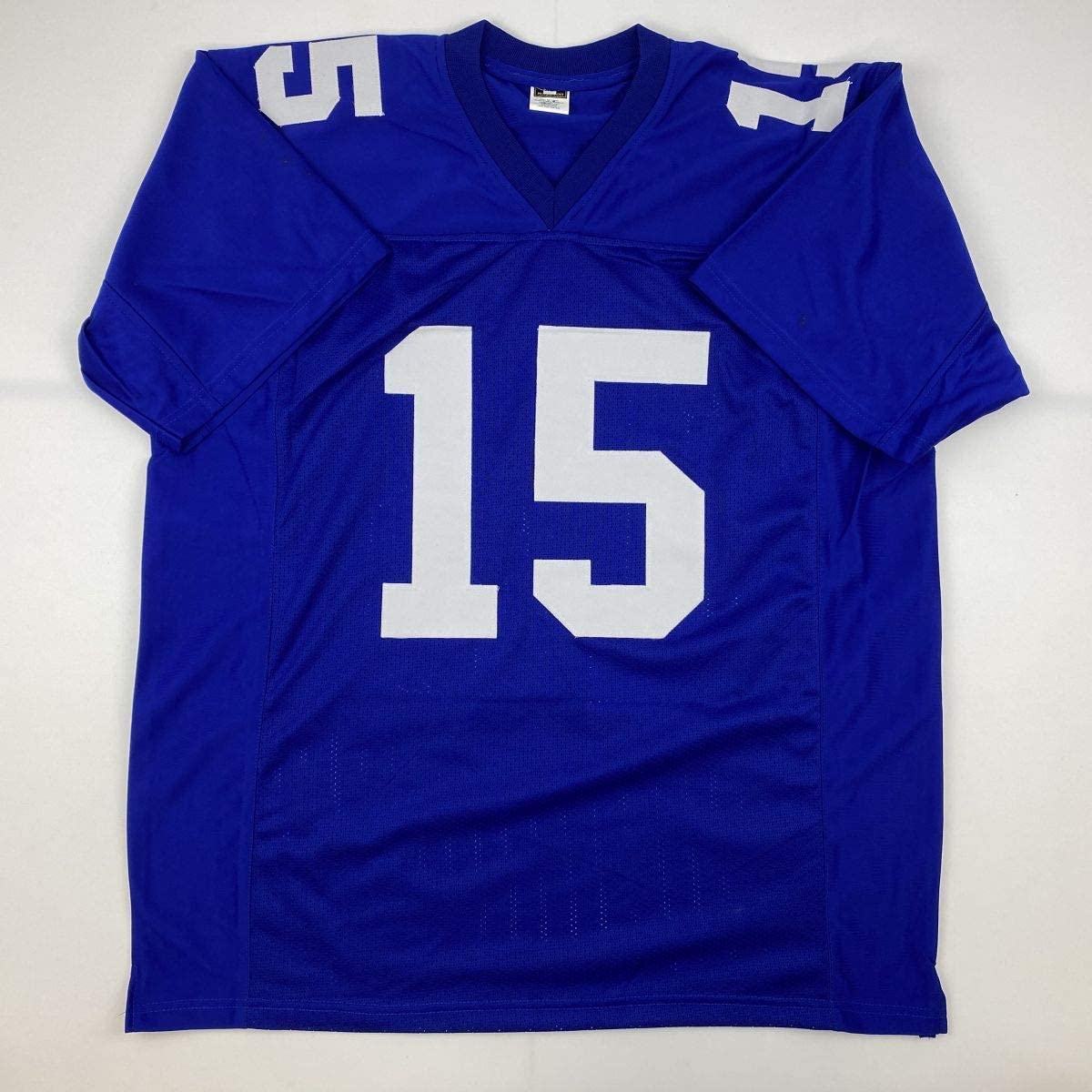 Autographed/Signed Golden Tate III New York Blue Football Jersey PSA/DNA COA