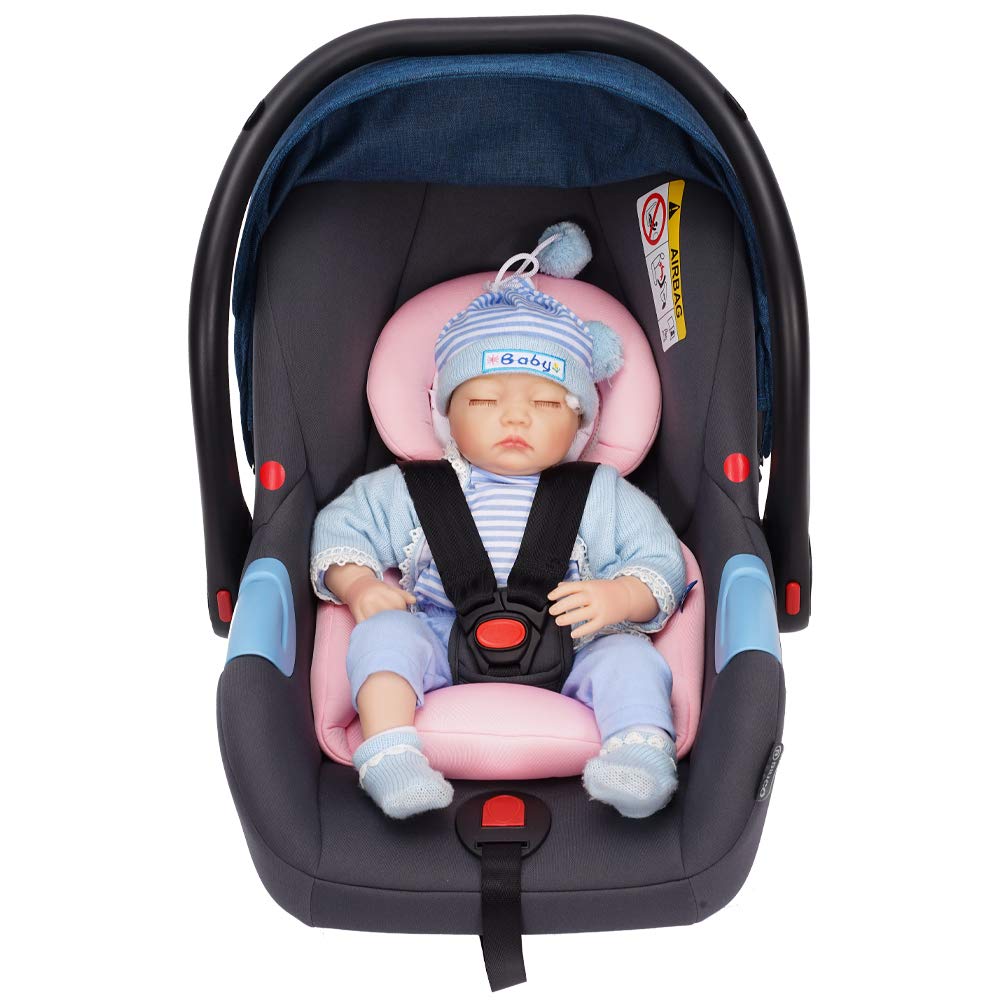 COOLBEBE Upgraded 3-in-1 Babybody Support for Newborn Infant Toddler - Extra Soft Car Seat Insert Cushion Pad, Perfect for Carseats, Strollers, Swings