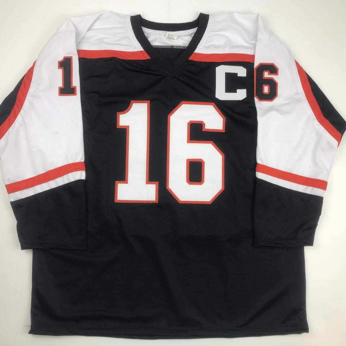 Autographed/Signed Bob Bobby Clarke Philadelphia Black Hockey Jersey JSA COA