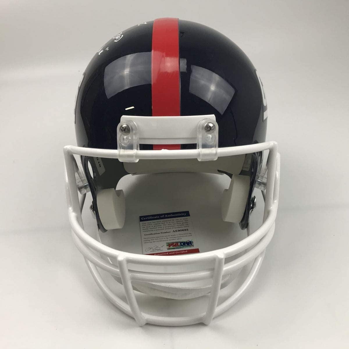 Autographed/Signed Lawrence Taylor Bad Mother**** New York Giants Full Size FS F/S Replica Football Helmet PSA/DNA COA