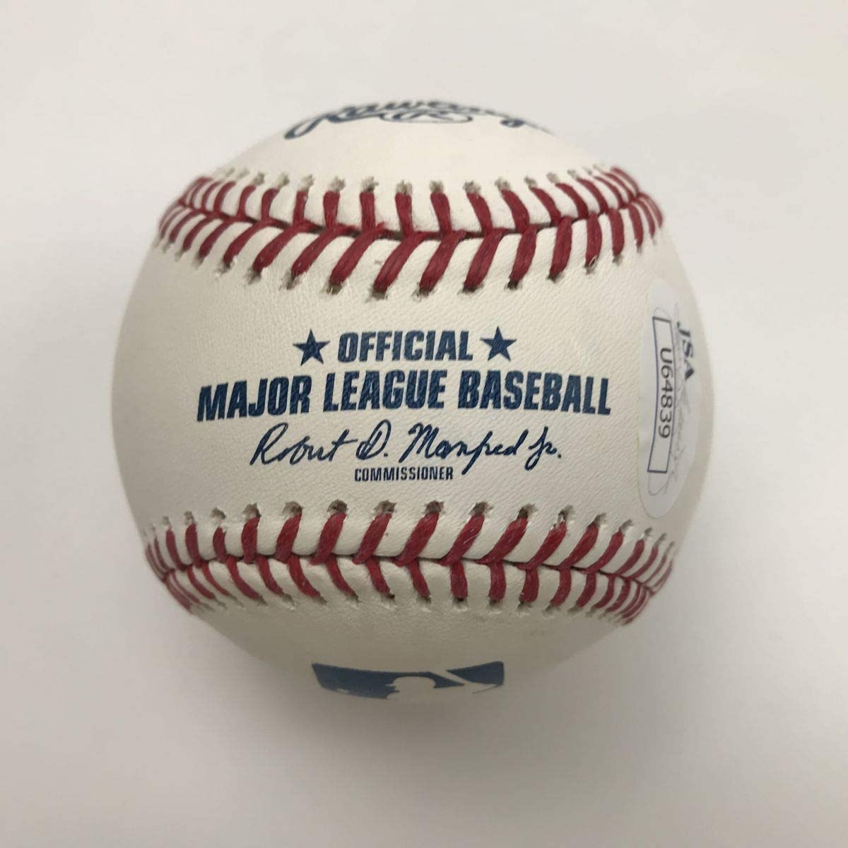 Autographed/Signed Josh Hader Brewers Rawlings Official Major League Baseball ROML JSA COA Auto