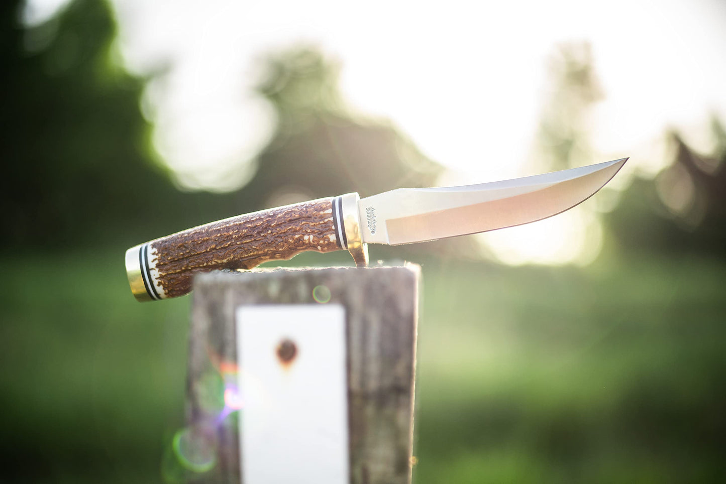 Uncle Henry 153UH Next Gen Golden Spike Knife with 5" High Carbon S.S. Fixed