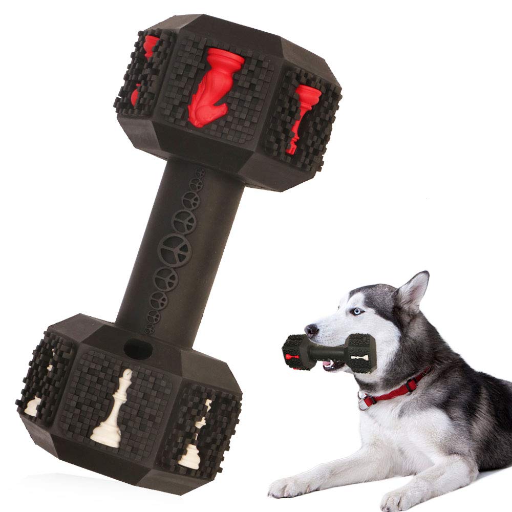 Dog Chew Toys for Aggressive Chewers Non-Toxic Dental Pet Toy forLarge DogsBlack