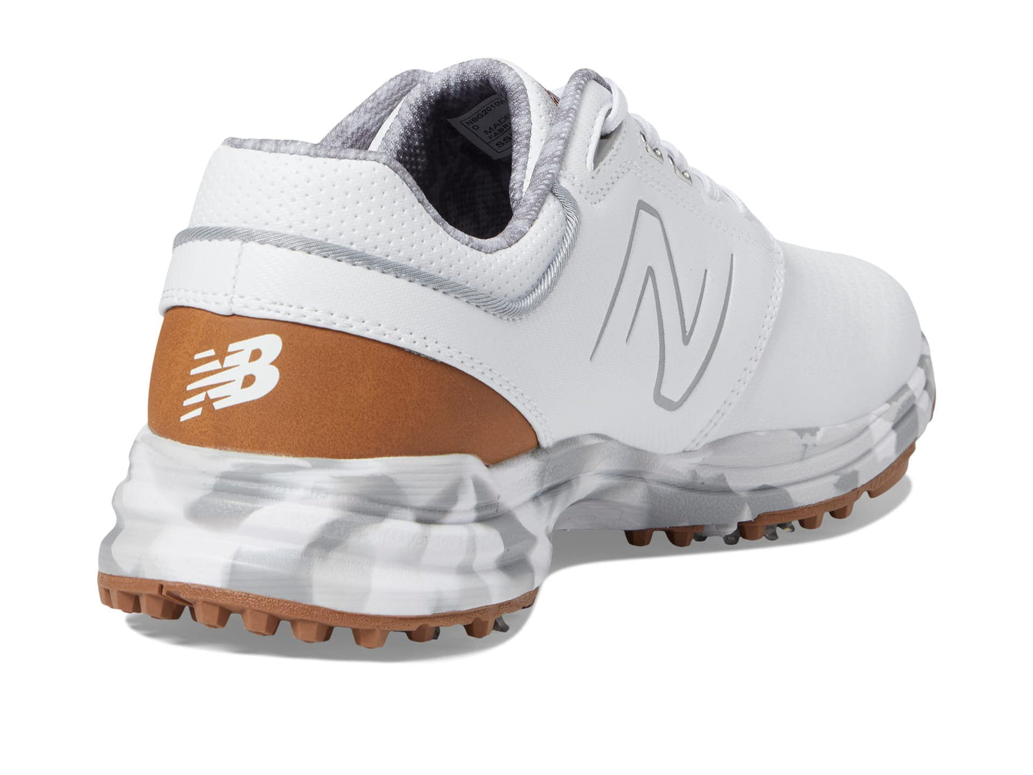 New Balance Men's Brighton Golf Shoe, White, 11