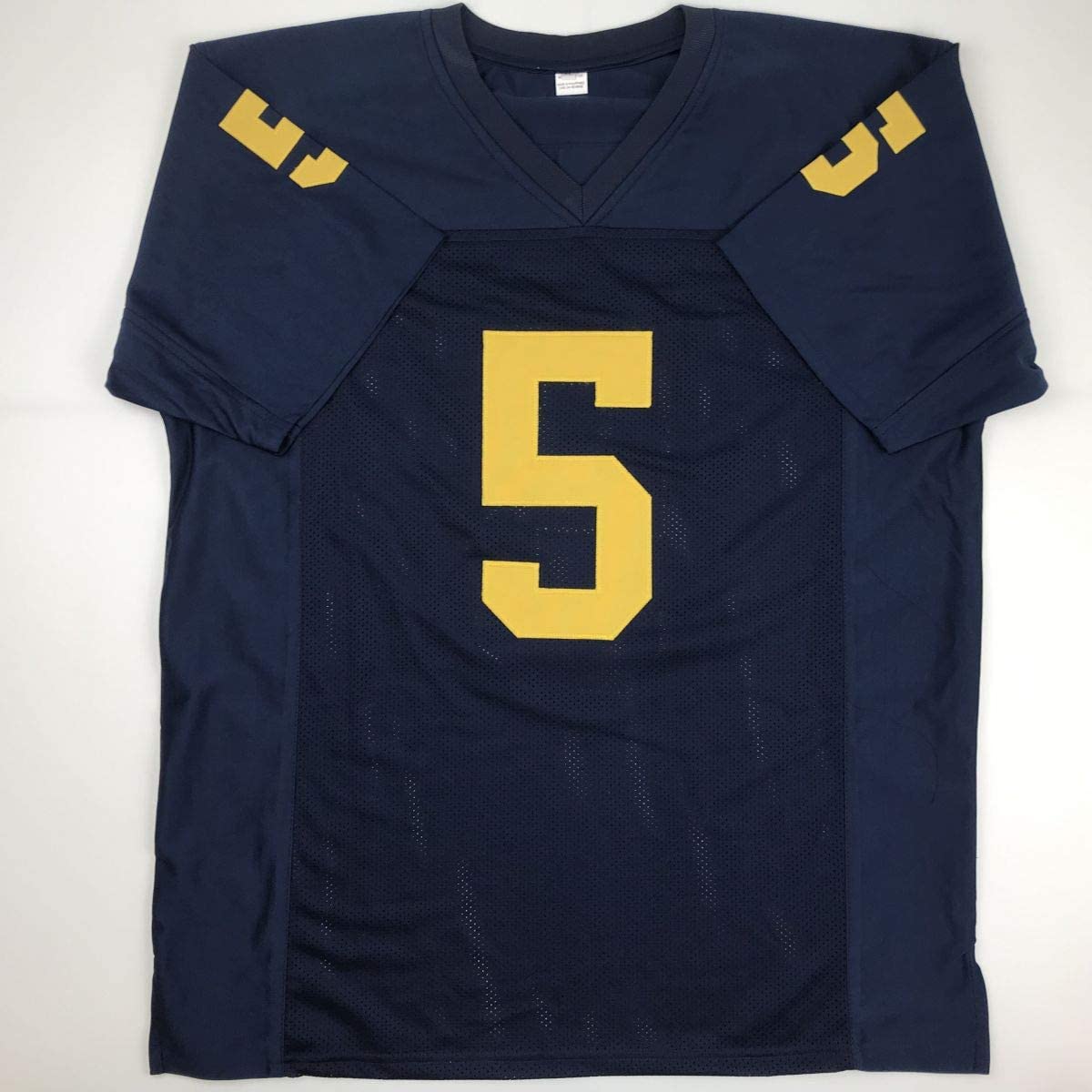 Autographed/Signed Jabrill Peppers Michigan Blue College Football Jersey JSA COA