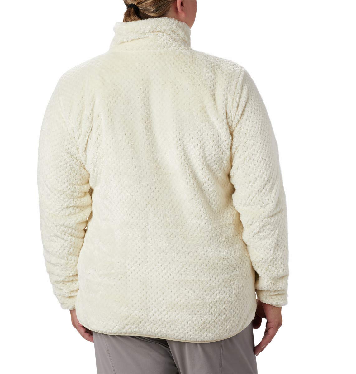 Columbia Women's Fire Side II Sherpa Full Zip, Chalk, Small