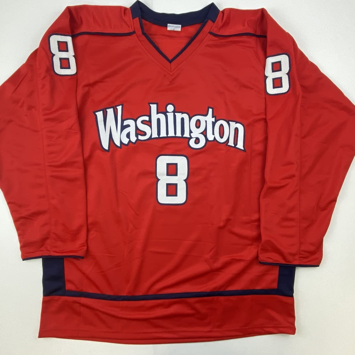 Autographed/Signed Alexander Alex Ovechkin Washington Red Hockey Jersey JSA COA