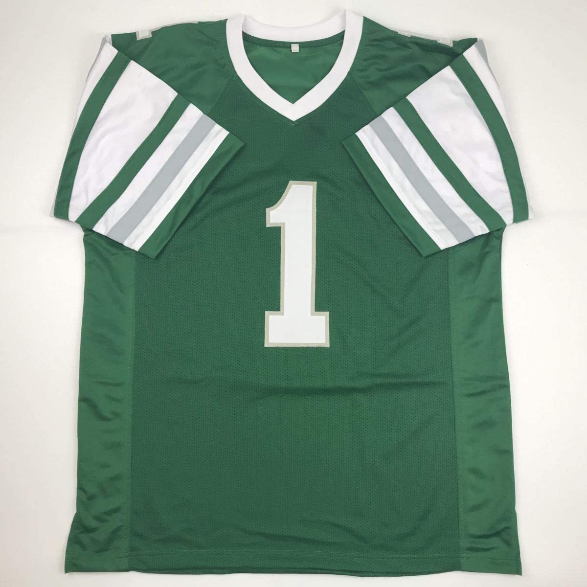 Autographed/Signed Dick Vermeil Philadelphia Green Football Jersey JSA COA