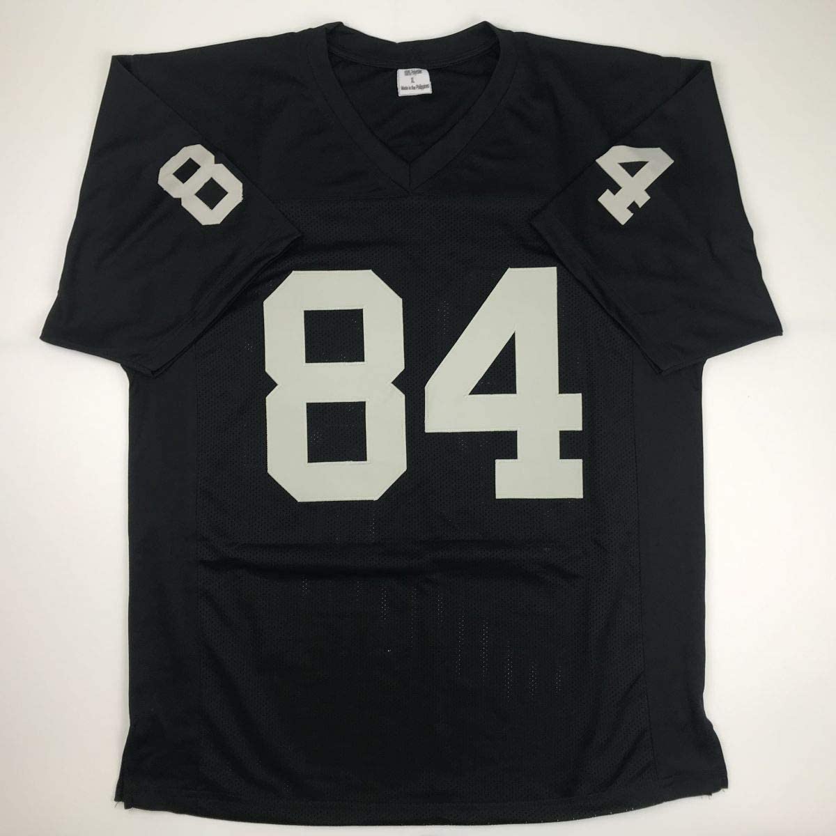 Autographed/Signed Antonio Brown Oakland Black Football Jersey Beckett BAS COA