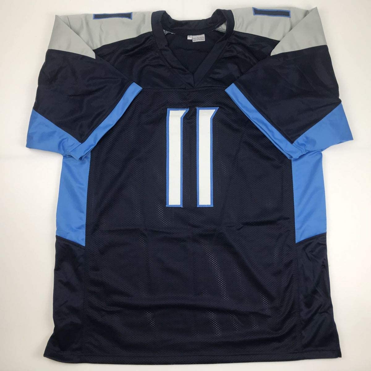 Autographed/Signed AJ A.J. Brown Tennessee Dark Blue Football Jersey JSA COA