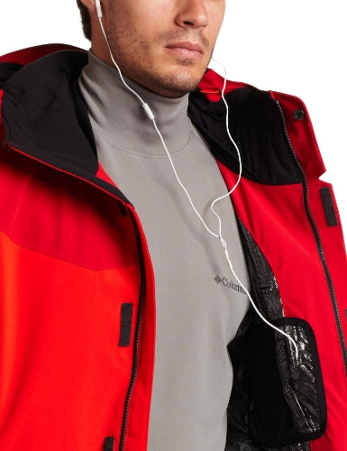 Columbia Men's Assimilate Softshell Jacket (Hot Rod, Medium)