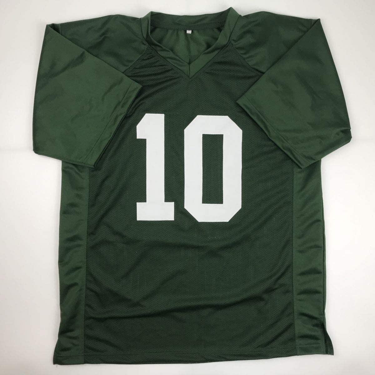 Autographed/Signed Chad Pennington New York Green Football Jersey Beckett BAS COA