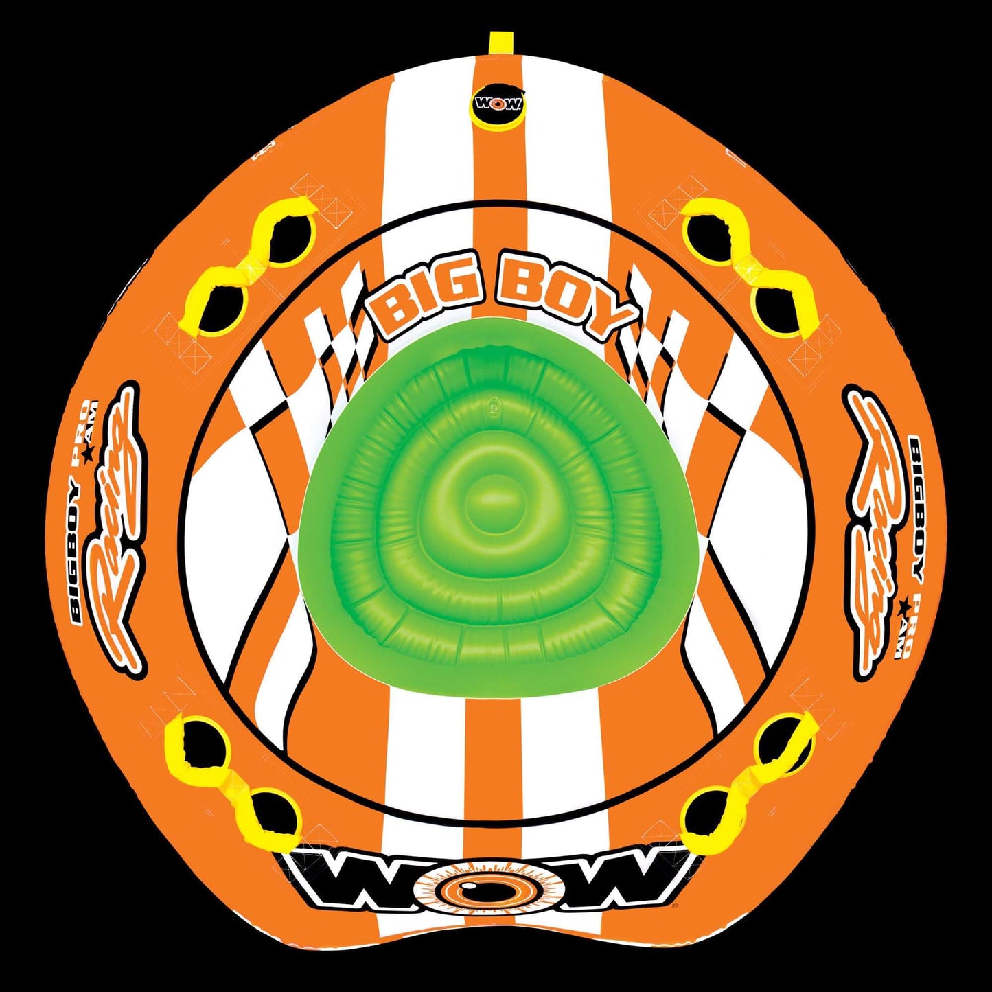 WOW Watersports Big Boy Racing 1-4 Person Towable Water Tube For Pool and Lake