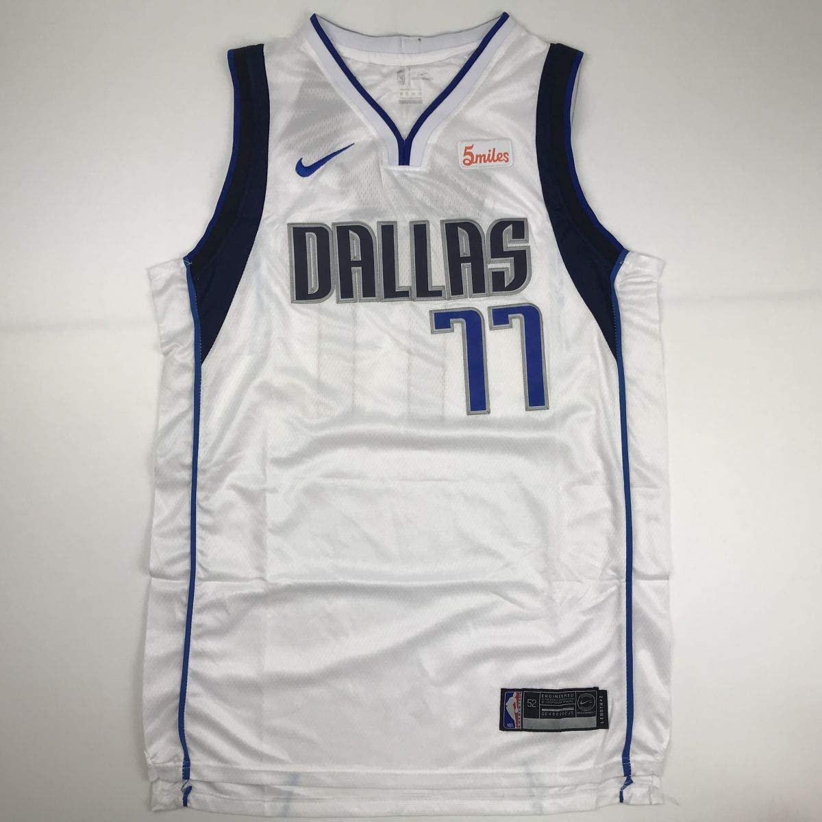 Autographed/Signed Luka Doncic Dallas White Basketball Jersey PSA/DNA COA