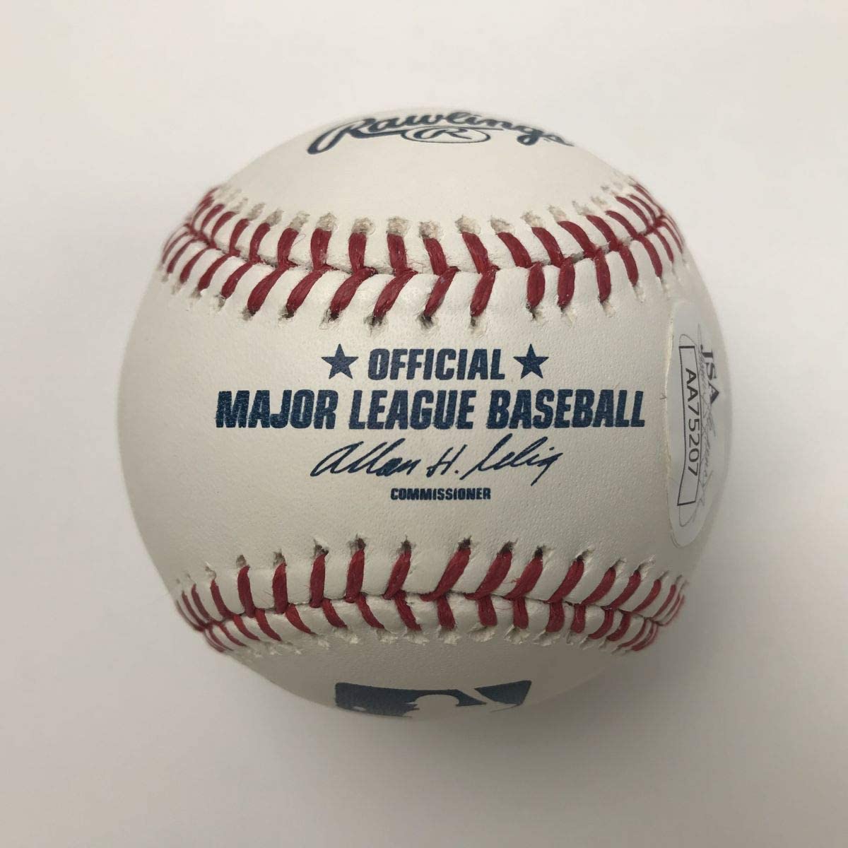 Autographed/Signed Jose Altuve Astros Rawlings Official Major League Baseball ROML JSA COA Auto