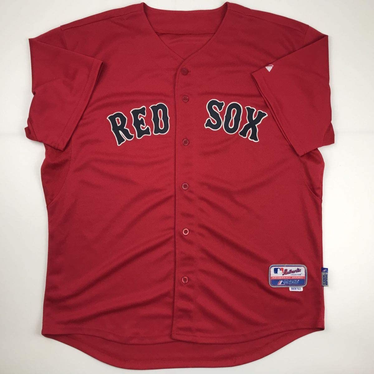 Autographed/Signed Carl Crawford Boston Red Baseball Jersey JSA COA Holo Only