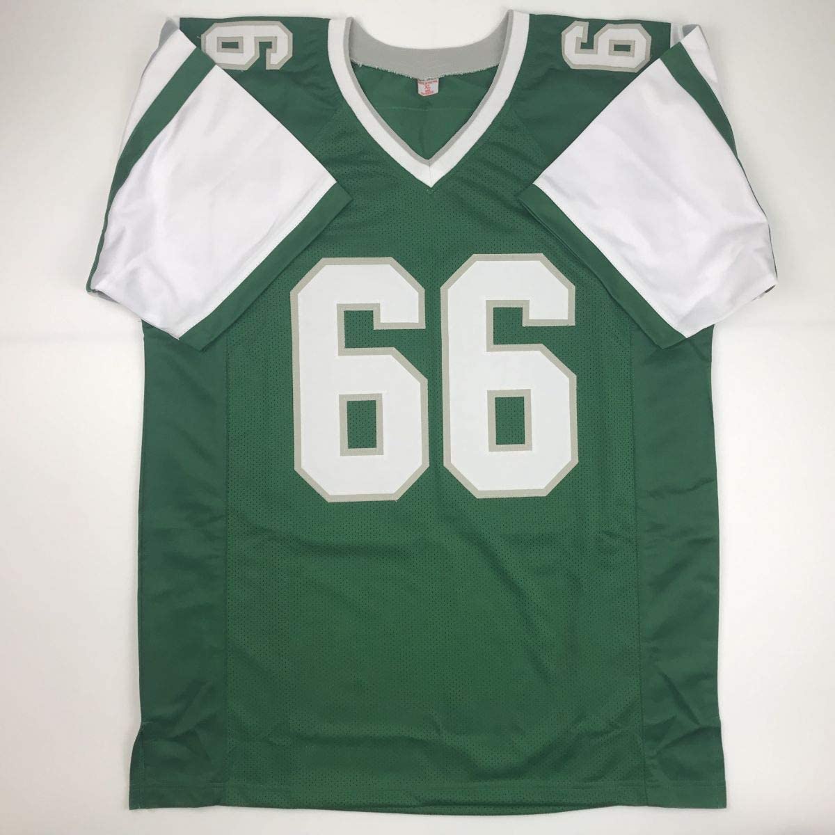 Autographed/Signed Bill Bergey Philadelphia Green Football Jersey JSA COA