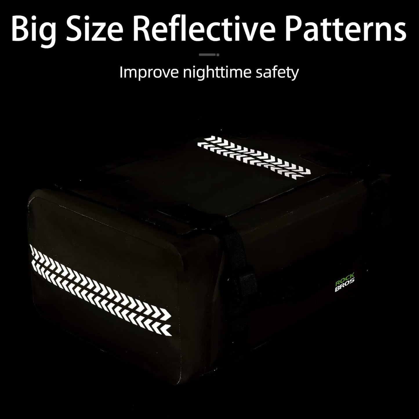 ROCKBROS 30L Waterproof Motorcycle Tail Bag Universal Fit Durable
