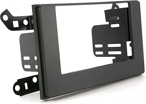 Scosche TA2121B Compatible with 2016-Up Toyota Tacoma Premium Model ISO Double DIN w/ Pocket Dash Kit Black