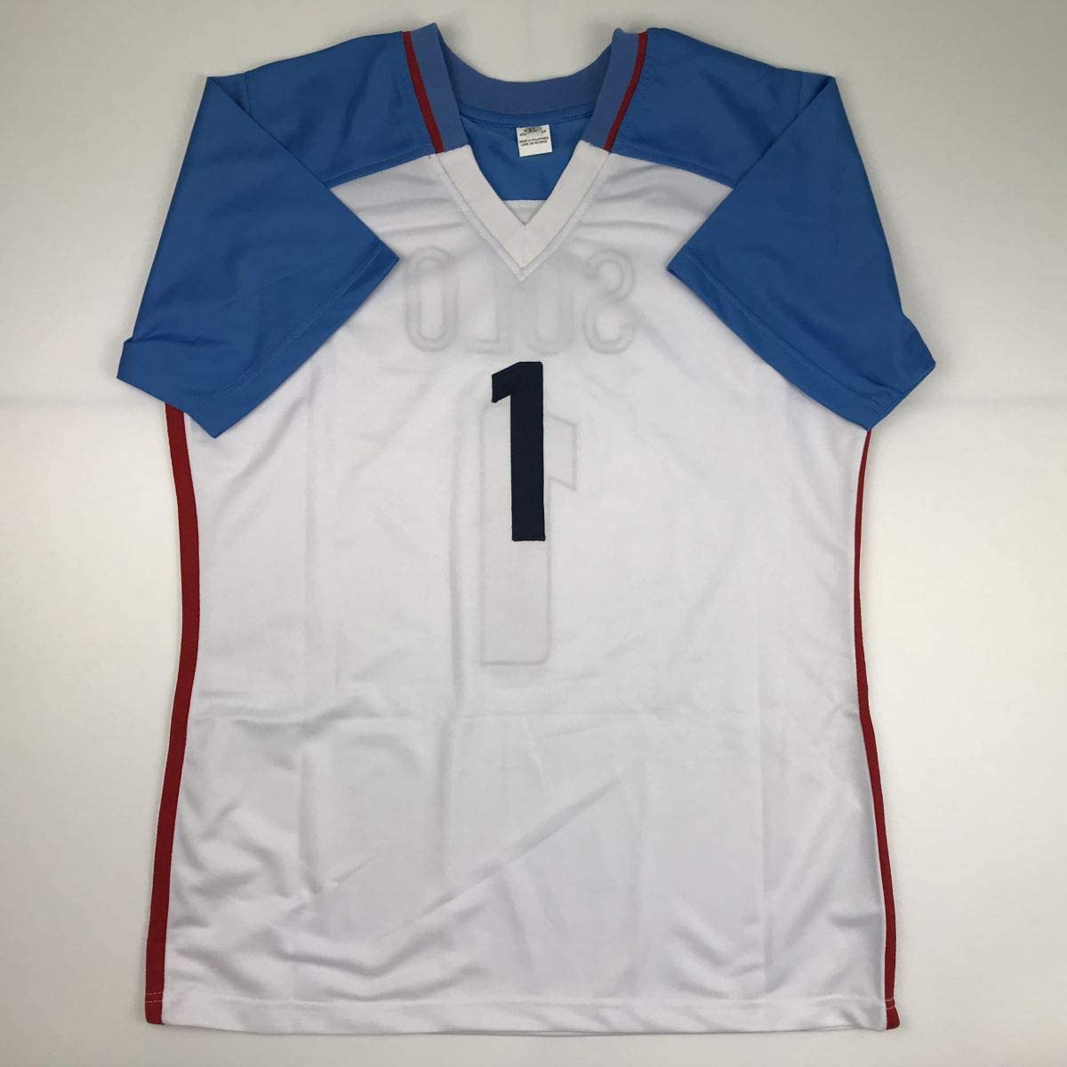 Autographed/Signed Hope Solo White Soccer Team USA World Cup Jersey JSA COA