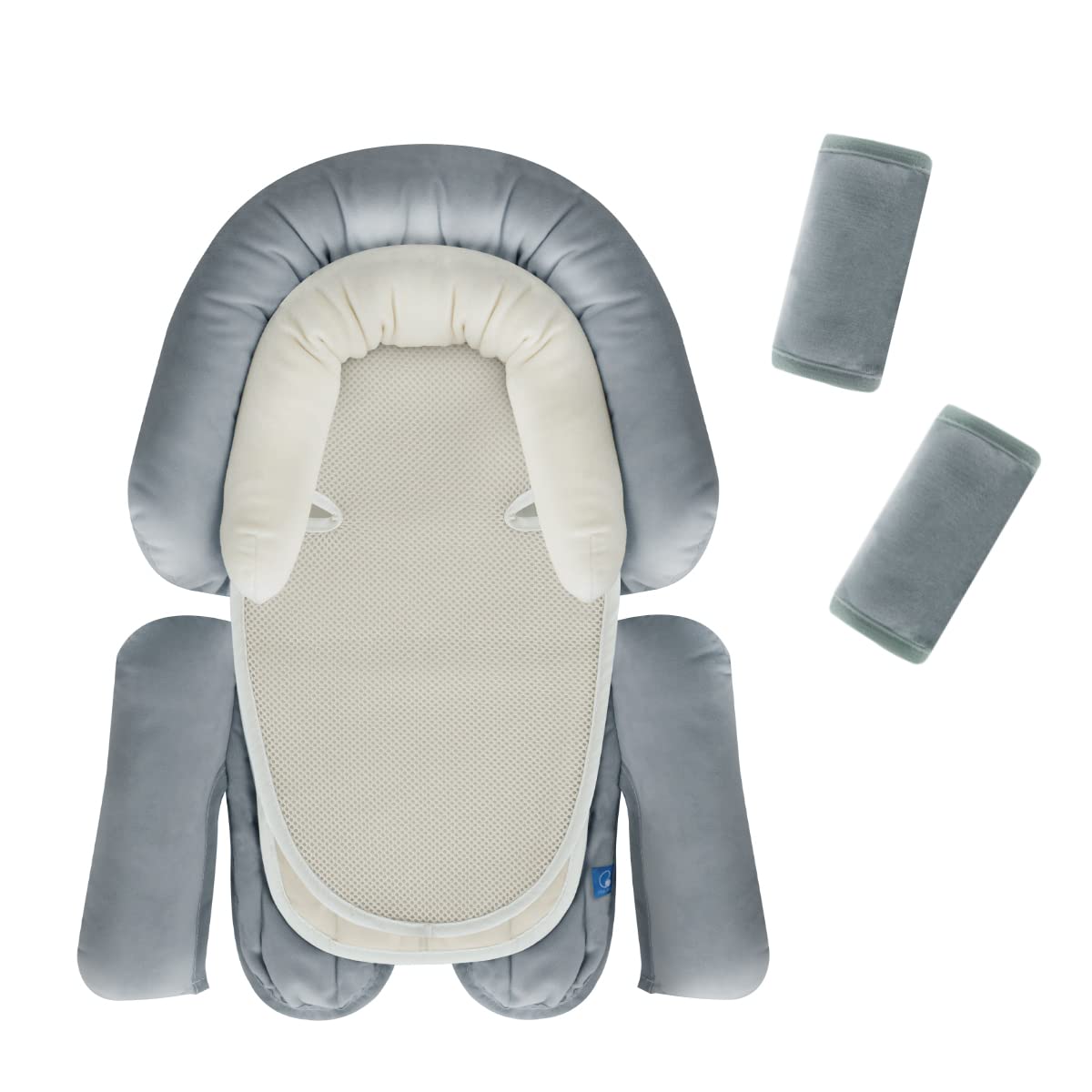 COOLBEBE Upgraded 3-in-1 Babybody Support for Newborn Infant Toddler - Extra Soft Car Seat Insert Cushion Pad, Perfect for Carseats, Strollers, Swings