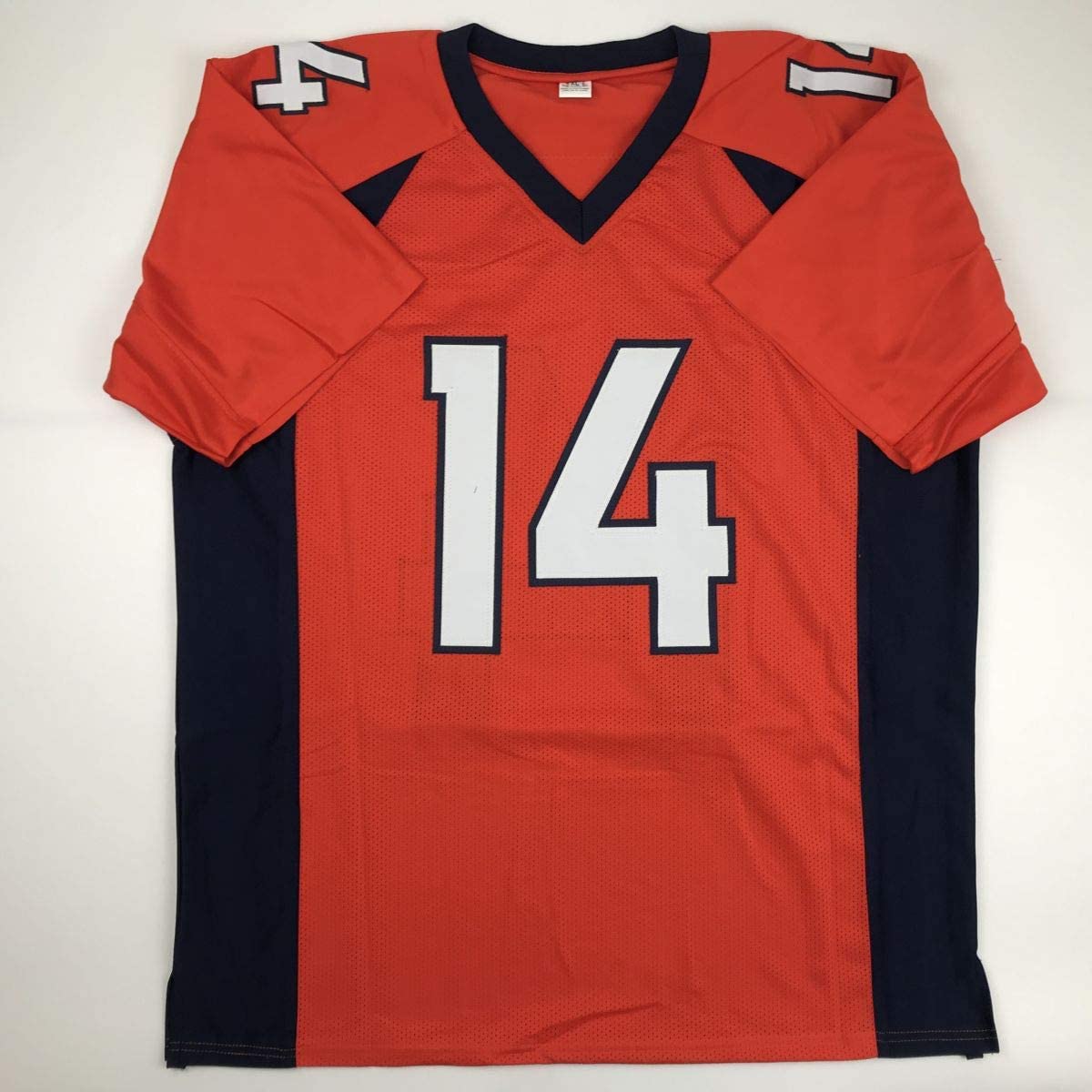 Autographed/Signed Courtland Sutton Denver Orange Football Jersey JSA COA