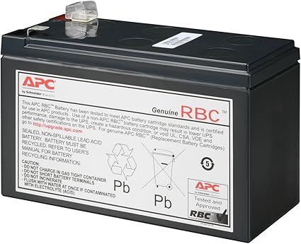 APC UPS Battery Replacement, APCRBC158, for APC Back-UPS BX1000M