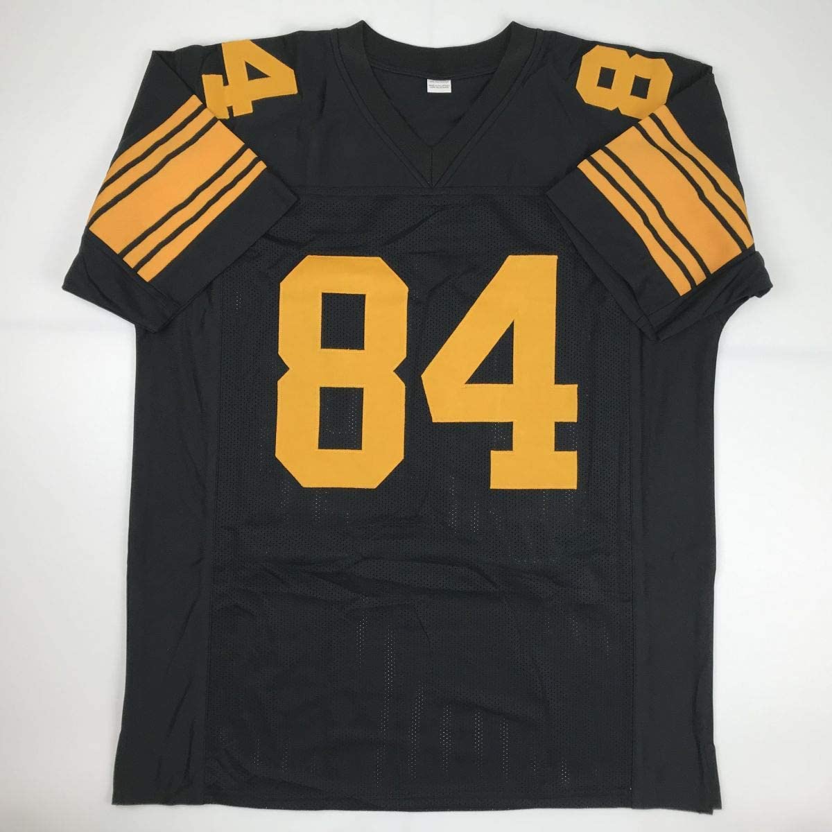 Autographed/Signed Antonio Brown Pittsburgh Steelers Color Rush Black Football Jersey JSA COA