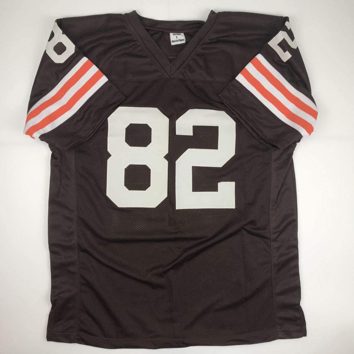 Autographed/Signed Ozzie Newsome HOF 99 Cleveland Football Brown Jersey JSA COA
