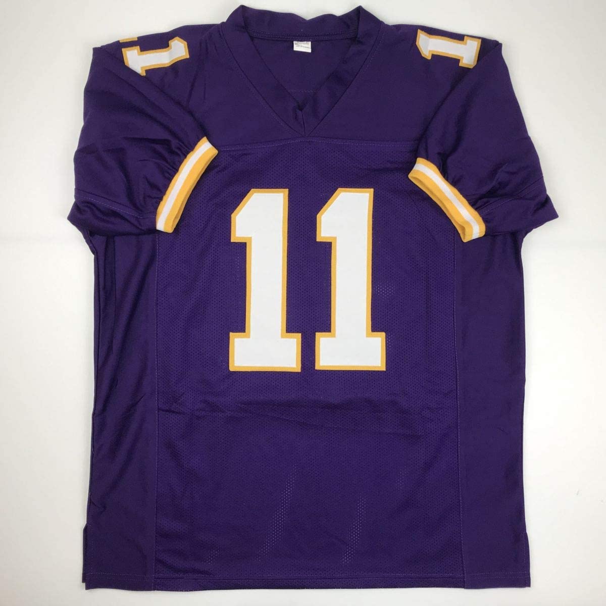 Autographed/Signed Daunte Culpepper Minnesota Purple Football Jersey Schwartz Sports COA Holo Only