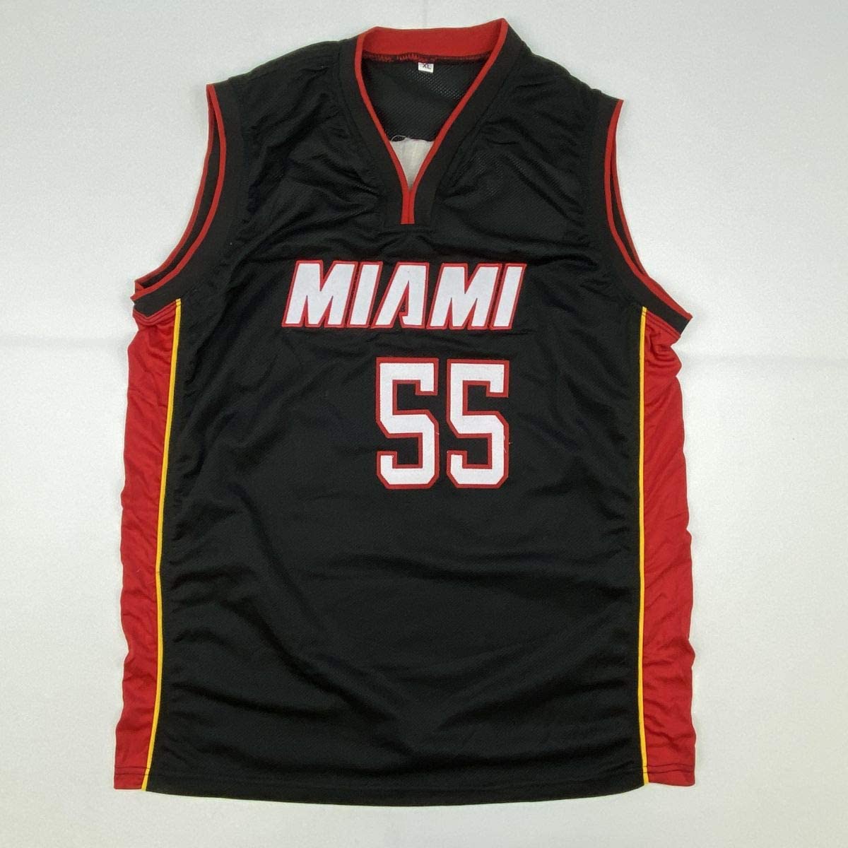 Autographed/Signed Duncan Robinson Miami Black Basketball Jersey JSA COA
