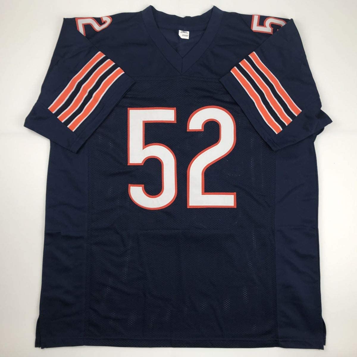 Autographed/Signed Khalil Mack Chicago Blue Football Jersey Beckett BAS COA