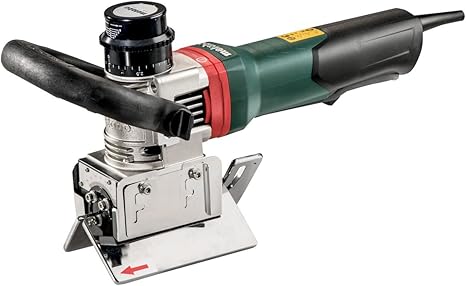Metabo 3/8-Inch Metal Beveling Tool, 12, 500 RPM, 13.0 AMP w/Brake, Non-Lock Paddle, Electronics, KFMPB 15-10 F, 601755620, Green