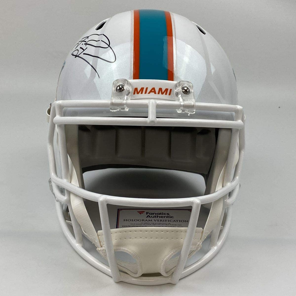 Autographed/Signed Tua Tagovailoa Miami Dolphins Full Size FS F/S Replica Football Helmet Fanatics COA