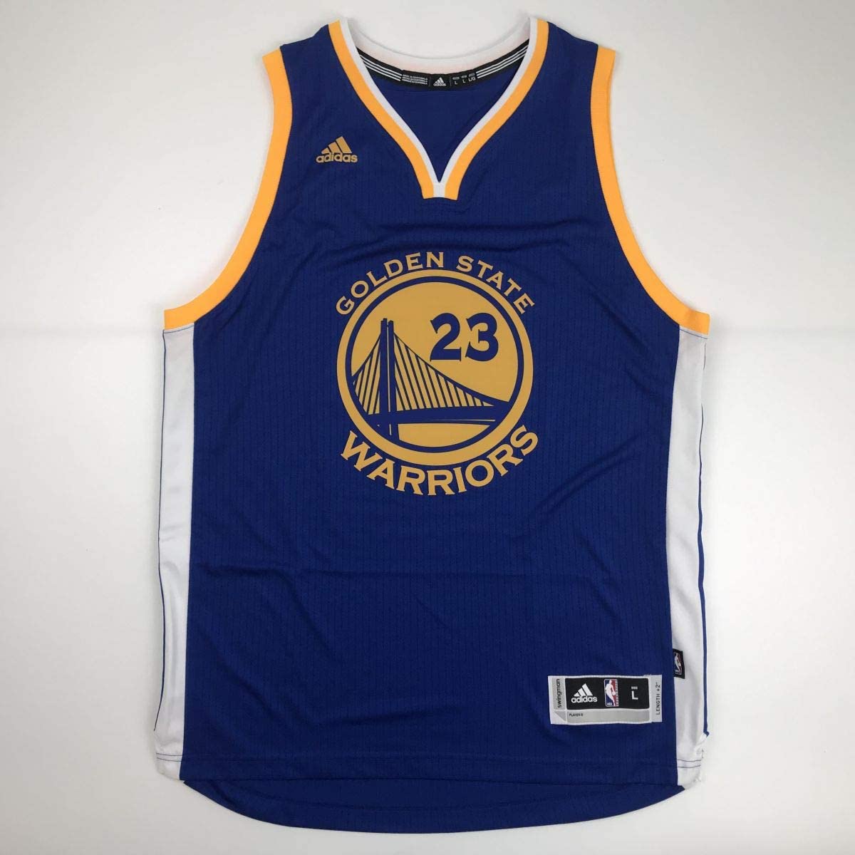 Autographed/Signed Draymond Green Golden State Blue Basketball Jersey JSA COA